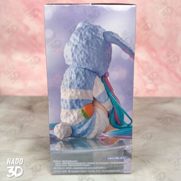Hatsune Miku Noodle Stopper Figure Bunny Ear Pajamas Blue Ver figure - Picture 5 of 7